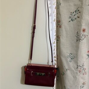 Coach Burgundy Crossbody Bag